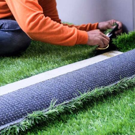 Eco-friendly grass mat perfect for balconies