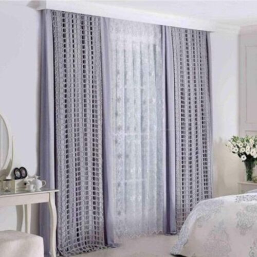 Sleek and stylish motorized curtains in action
