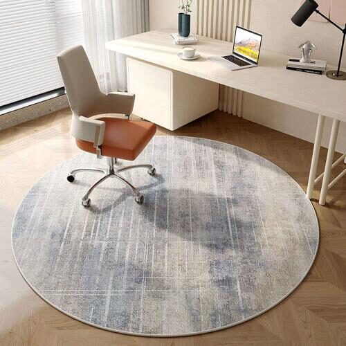 Alluring Round Carpet For Home Office