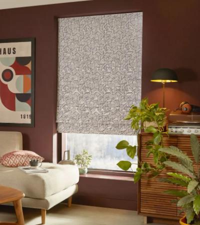 Customizable blackout blinds with fabric options
