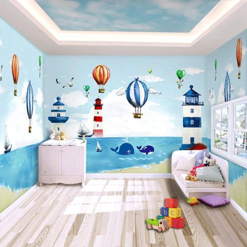 Air Ballon wallpaper for kids room