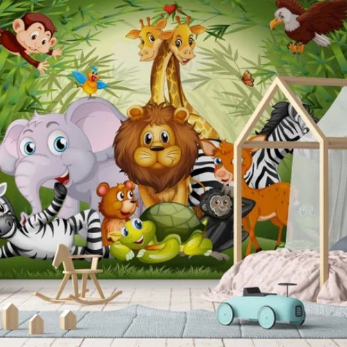 Animals Wallpaper For Nursery