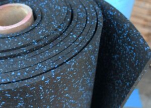 Rubber Rolls With Blue Dots