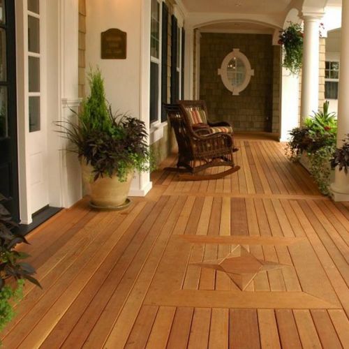 Natural wood flooring for outdoor beauty