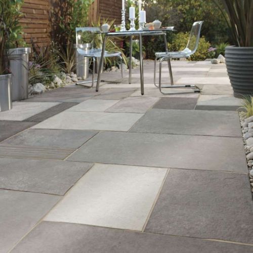 Stylish concrete floors for patios and walkways