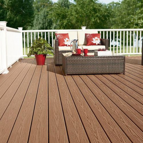 Stylish wooden surface for garden areas