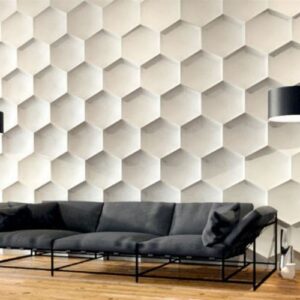 Unique 3D wall panel patterns displayed