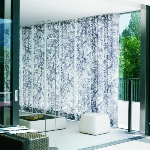 Wave Curtains Installed on Wall