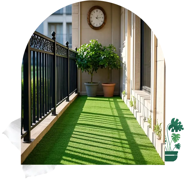 Balcony Artificial Grass Dubai