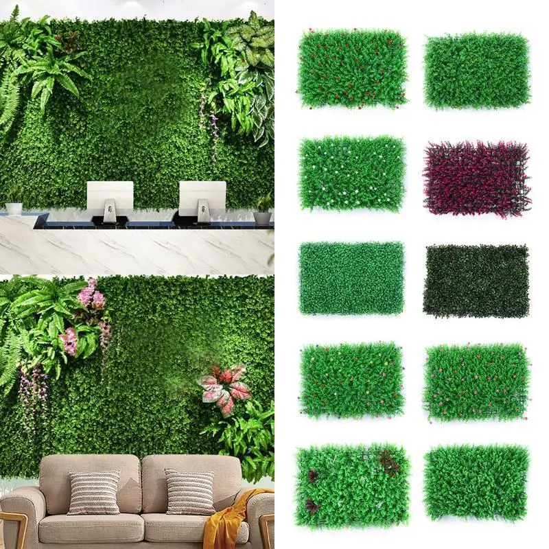 installing premium artificial grass for walls