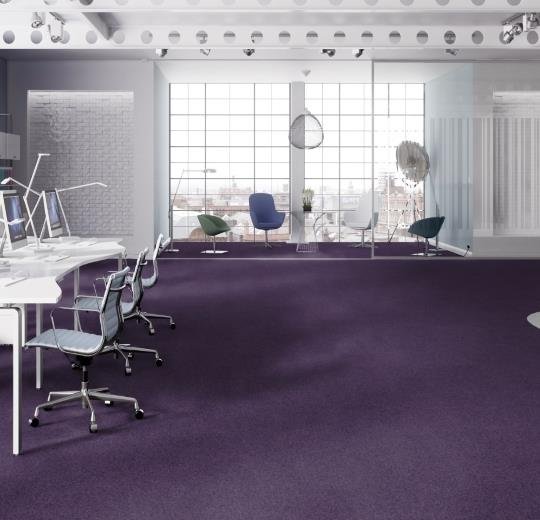 Platinum Space Purple Carpet Tile